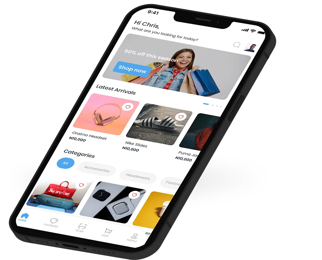 Mobile Application Layout